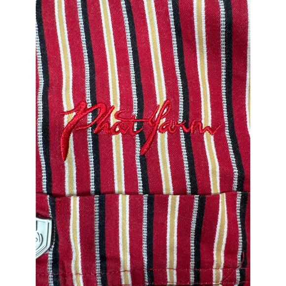 Vintage Phat Farm 90s Y2K Button Down Shirt Striped Long Sleeve Mens Size 2XL - Picture 5 of 6